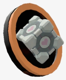 Genuine Companion Cube Pin, HD Png Download, Free Download