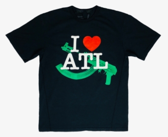 I Love Atl T-shirt - Vlone I Love Atlanta, HD Png Download, Free Download