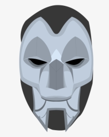 I’m Making A Jhin Mask For A Cosplay And I Need A Print-out - Mascara De Jhin Png, Transparent Png, Free Download