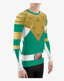Green Ranger Rash Guard - Sweater, HD Png Download, Free Download