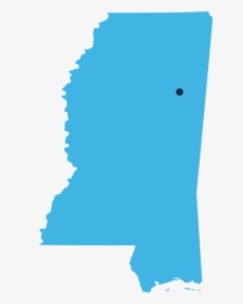 Starkville, Mississippi - Mississippi Red Map, HD Png Download, Free Download