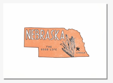 Nebraska State Print - Nebraska State, HD Png Download, Free Download