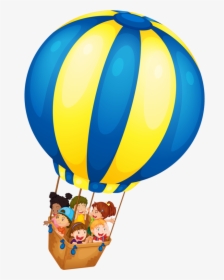 Patriotic Clipart Hot Air Balloon - Hot Air Balloon Clipart Png, Transparent Png, Free Download