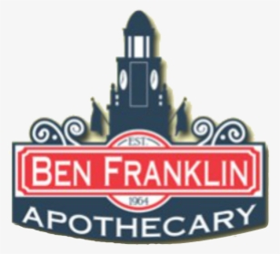 Ben Franklin Apothecary - Label, HD Png Download, Free Download