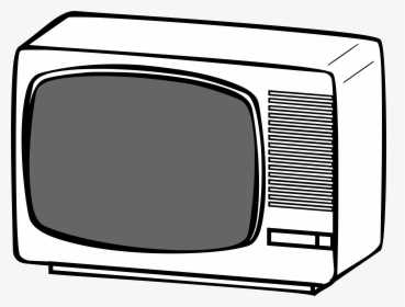 Square,angle,television Set - Black And White Images Of Television, HD Png Download, Free Download