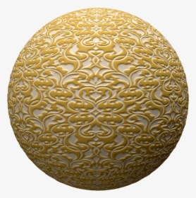 Seamless Yellow 3d Wallpaper Texture - Circle, HD Png Download, Free Download