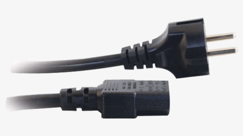 14 Awg European Power Cord (cee7/7 To Iec320c13) (taa - Usb Cable, HD Png Download, Free Download
