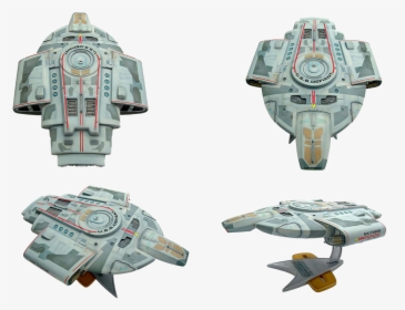 Space Ship Model, Star Trek, Uss Defiant, Isolated - Scale Model, HD Png Download, Free Download