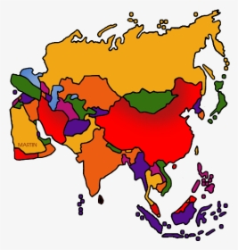 Asia Map - Asia Pacific Map Outline, HD Png Download, Free Download