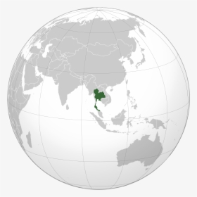 Thailand Map - Thailand World Map Png, Transparent Png, Free Download