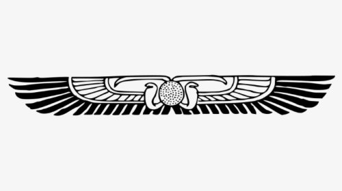 Winged Sun - Egyptian Winged Sun, HD Png Download, Free Download