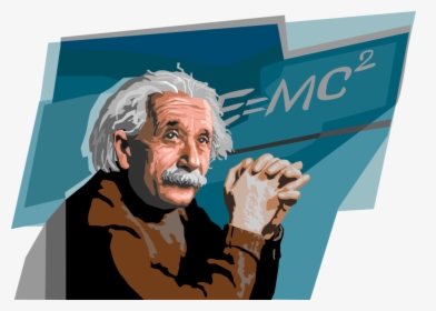 Vector Illustration Of Albert Einstein, German Theoretical - Albert Einstein Vector, HD Png Download, Free Download