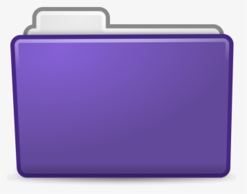 Violet Folder Icon - Purple File Folder Clipart, HD Png Download, Free Download