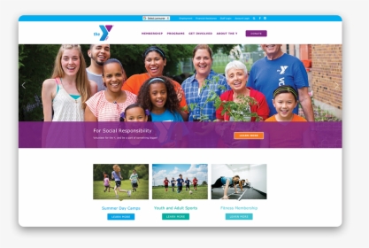 Ymca Website Designs San Obispo County - Ymca Volunteers, HD Png Download, Free Download