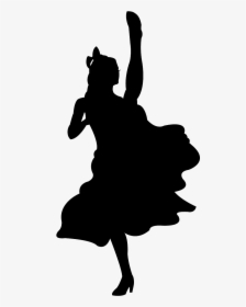 Can Can Dancer Silhouette, HD Png Download, Free Download