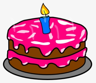 Clip Art At Clker - Birthday Cake Clip Art, HD Png Download, Free Download