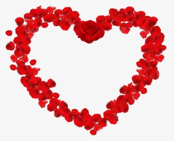 Heart Rose Png Image Transparent - Fundos Petalas De Coração, Png Download, Free Download
