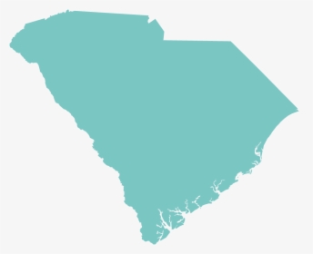 South Carolina - South Carolina State Flag Map, HD Png Download, Free Download