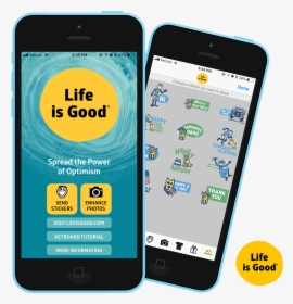 Life Is Good Photo Editing Sticker Share App - Samsung Galaxy, HD Png Download, Free Download