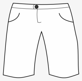 Clip Art Black And White Short Pants Clipart - Boxing Shorts Clipart ...