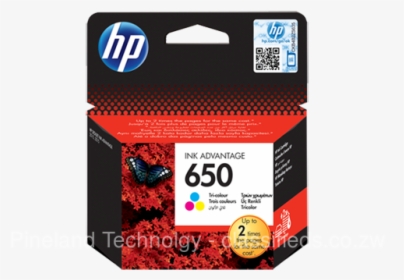 Hp 650 Tricolor Ink Cartridge, HD Png Download, Free Download