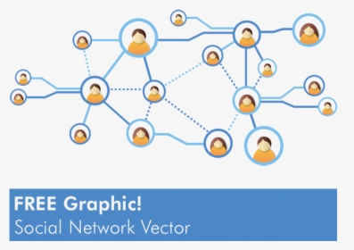 Free Graphic Social Network Vector - Social Network Vector Png, Transparent Png, Free Download