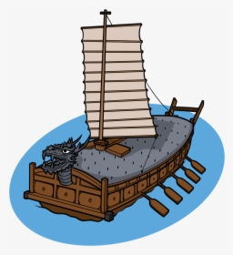 Ship Clipart Shipping - Turtle Ship Clipart, HD Png Download, Free Download