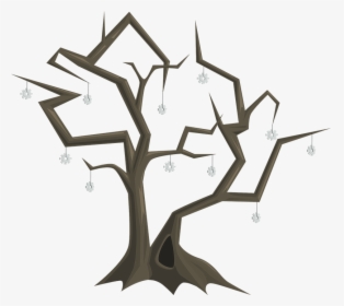 Transparent Dry Tree Png - Dead Tree Flat Design, Png Download, Free Download