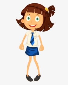 Transparent Back To School Clipart Png - Happy Face Girl Clipart, Png Download, Free Download