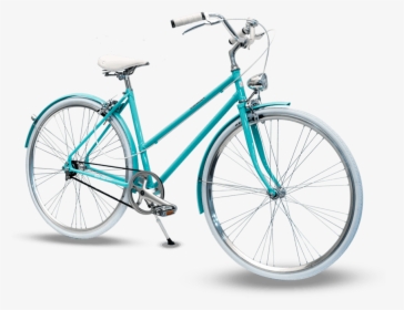 Bicicletta City Bike Da Donna Con Trasmissione A Cinghia - Racing Bicycle, HD Png Download, Free Download