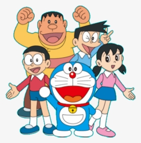 Doraemon 3d Wallpapers 2015 Source - Doraemon And Friends Drawing, HD Png Download, Free Download