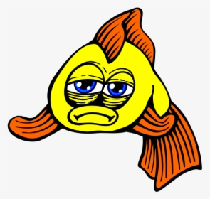 Sad Fish Transparent, HD Png Download, Free Download