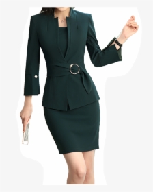 2018 New Design Office Lady Formal Dress Women Skirt - Blazer Dress Png Women, Transparent Png, Free Download