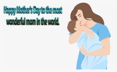 Mothers Day Png Clipart - Girl, Transparent Png, Free Download
