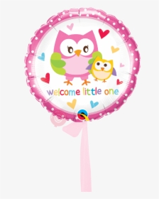 Welcome Little One Owls-single Balloon - Balloon, HD Png Download, Free Download