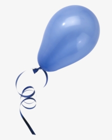 Transparent Blue Balloons Clipart - Transparent Background Clip Art Blue Balloon, HD Png Download, Free Download