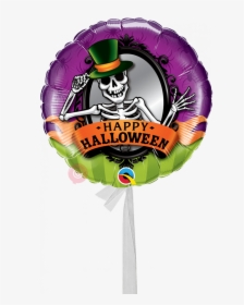 Halloween Skeleton Mirror-single Balloons - Birthday Balloons, HD Png Download, Free Download