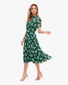 Midi Dress Png Image - Chelsea Flower Show Dress Code, Transparent Png, Free Download