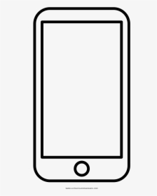 Phone Coloring Pages Mobile Page Ultra - Mobile Phone Coloring Page, HD Png Download, Free Download