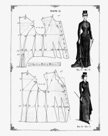 File - The Cutters - Cutting Pattern For Victorian Dress, HD Png Download, Free Download