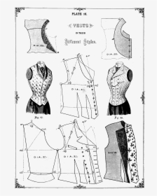 File - The Cutters - Vest Pattern Dame Vintage, HD Png Download, Free Download