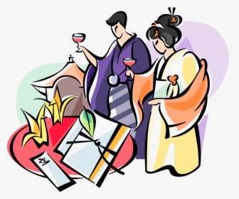 Japan Clipart Japan Wedding - Japanese Wedding Clipart, HD Png Download, Free Download
