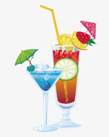 Clip Art Cocktail Illustration - Food Illustration Png Drink, Transparent Png, Free Download