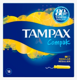 Tampax Compak Regular 6x20`s - Tampax Compak, HD Png Download, Free Download