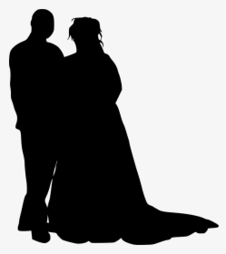 File Format File Size Free Download Bride And Groom - Transparent Background Groom Clipart Wedding Silhouette, HD Png Download, Free Download