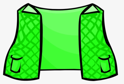 Image Quilted Icong Png Club Penguin Wiki - Club Penguin Green Vest, Transparent Png, Free Download