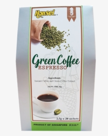 Honsei Green Espresso Coffee Instant Coffee Powder - Roasted Grain Beverage, HD Png Download, Free Download