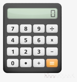 Calculator Brokerage Clipart Calculation Firm Transparent - Calculator Illustration, HD Png Download, Free Download