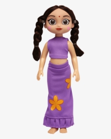 Girls Chutki Doll With Printed Outfit - Chhota Bheem, HD Png Download, Free Download