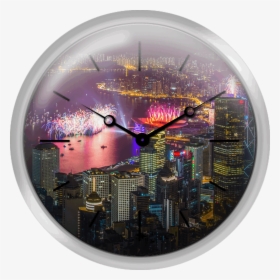 Transparent New Year Clock Png - Hong Kong For Nye, Png Download, Free Download
